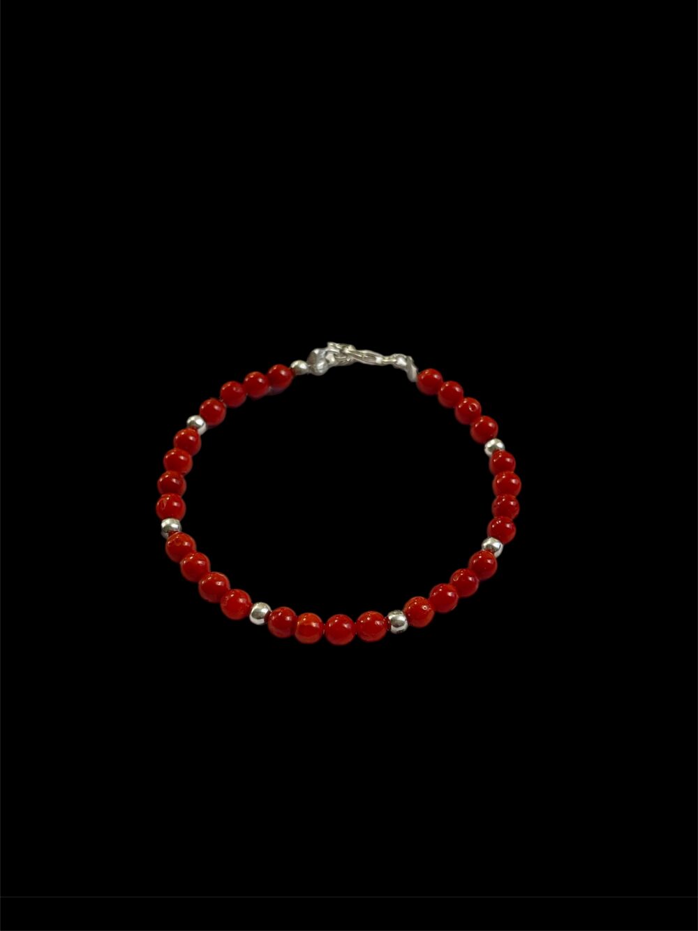 Bracciale Corallo Rosso Sardegna e Argento